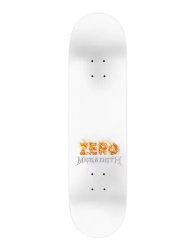 Zero Megadeth X Zero Deck | White 8.25"